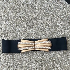 Zara Black and Gold Women's Belt